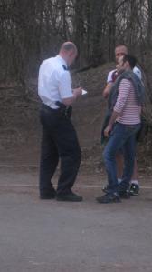 Police talk to tourists